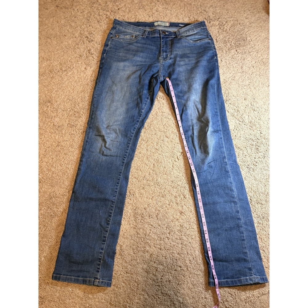 English Laundry Jeans Men's Size 30x32 Hackiney Slim Straight Leg Whiskered - Picture 5 of 9